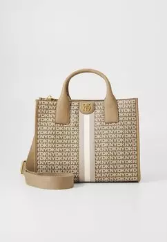 Сумка-тоут CAROL TOTE DKNY, светло-коричневый