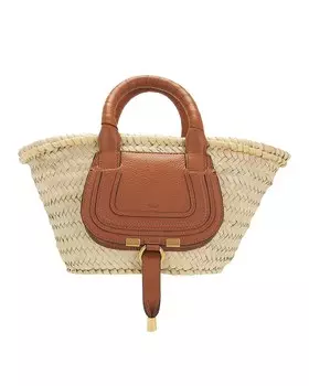 Сумка-тоут Chloe Marcie Basket, загар