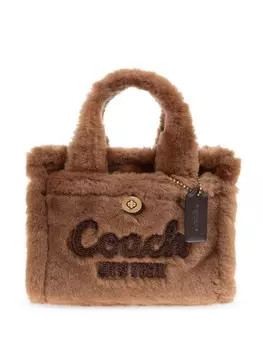 Сумка-тоут Coach Cargo 20 из овчины, коричневый