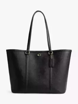 Сумка тоут Coach Naw Leather Open, черный
