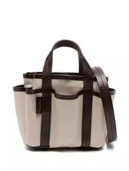 Сумка-тоут Giardiniera размера мини Max Mara, бежевый