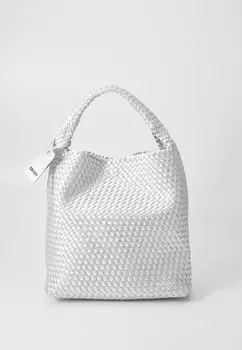 Сумка-тоут GISELLE TOTE DKNY, серебристый