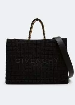 Сумка-тоут GIVENCHY Medium G tote shopping bag, черный