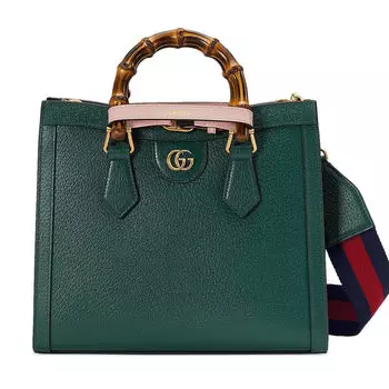 Сумка-тоут Gucci Diana Small, зеленый