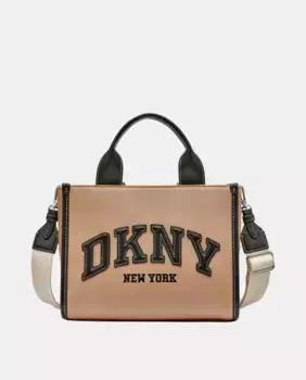 Сумка-тоут HADLEE мини DKNY, коричневый
