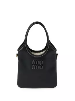 Сумка-тоут Ivy Miu Miu, черный