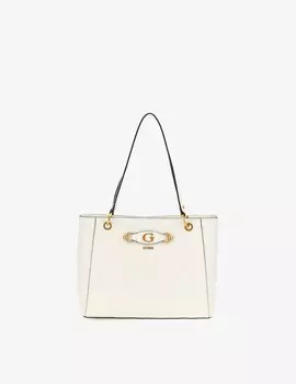 Сумка-тоут Izzy Peony Guess, кремовый