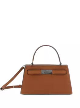 Сумка-тоут Lee Radziwill размера мини Tory Burch, коричневый