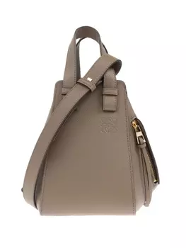 Сумка-тоут LOEWE Hammock из кожи, нейтральный