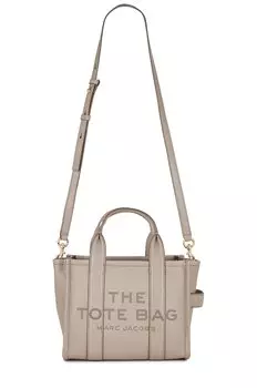 Сумка-тоут Marc Jacobs The Leather Small, цвет Cement