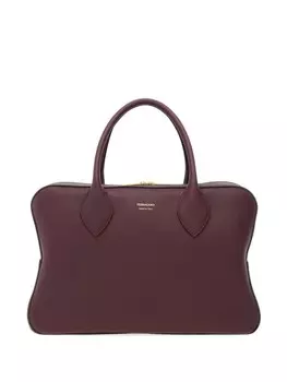 Сумка-тоут на молнии Ferragamo, красный