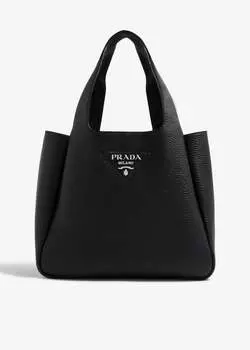 Сумка-тоут Prada Medium Leather, черный