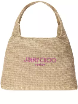 Сумка-тоут с логотипом Jimmy Choo, нейтральный