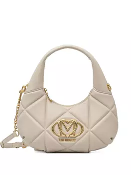 Сумка-тоут с логотипом Love Moschino, нейтральный