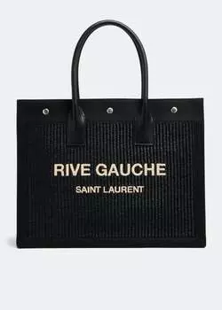 Сумка-тоут SAINT LAURENT Rive Gauche small tote bag, черный