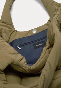 Сумка-тоут SHOPPER PULL&BEAR, хаки