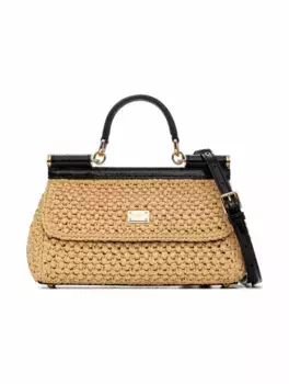 Сумка-тоут Sicily Dolce&Gabbana, бежевый