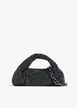 Сумка-тоут Stuart Weitzman The Moda Shine Mini, синий