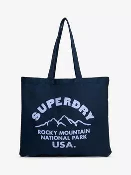 Сумка-тоут Superdry, цвет Navy/Blue Heron