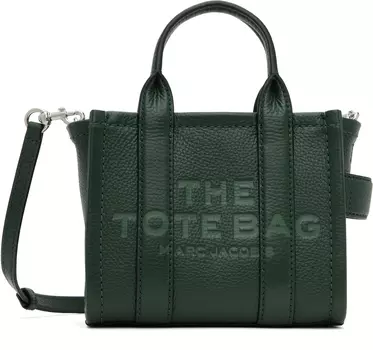 Сумка-тоут «The Leather Crossbody» цвета хаки Marc Jacobs