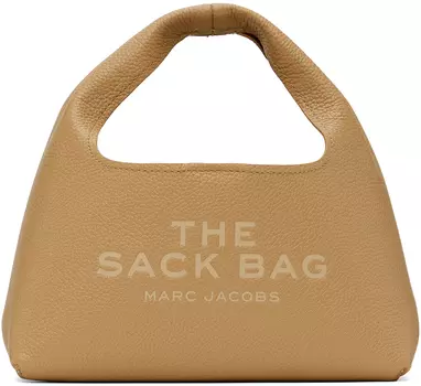 Сумка-тоут «The Mini Sack» цвета загара Marc Jacobs