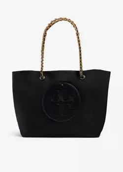 Сумка-тоут Tory Burch Ella Chain, черный