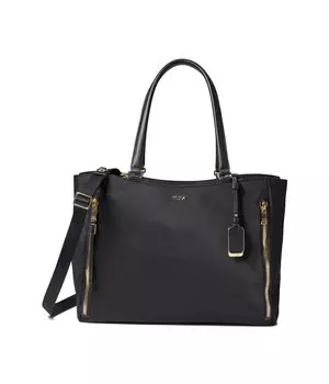 Сумка-тоут Tumi Voyageur Valetta Large Tote, цвет Black/Gold