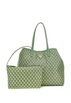 Сумка-тоут WAVE LARGE SET Guess, зеленый