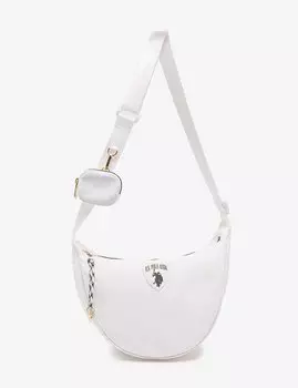 Сумка U.S. Polo Assn.Nylon Crescent, белый