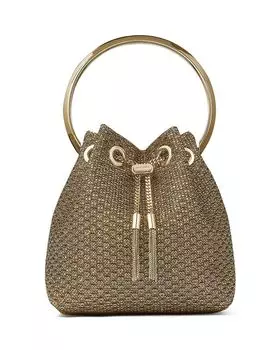 Сумка-ведро Bon Bon с кольцевой ручкой Jimmy Choo