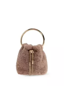 Сумка-ведро Jimmy Choo Bon Bon, серый