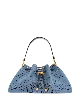 Сумка-ведро Jimmy Choo Cinch, синий