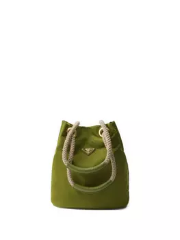 Сумка-ведро Re-Nylon Prada, зеленый