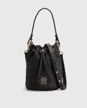 Сумка-ведро Tommy Hilfiger из стеганого нейлона Tommy Hilfiger, черный