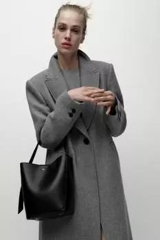 Сумка-ведро ZARA, черный