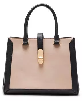 Сумка West New Turnlock Anne Klein, тан/бежевый