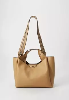 Сумка WILLA SATCHEL DKNY, бежевый