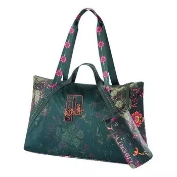 Сумка x liberty shopper bag 'green' Puma, зеленый