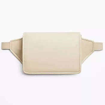 Сумка Zara Soft Belt, светло-бежевый