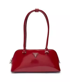 Сумка женская Guess Arnela лакированная, красный
