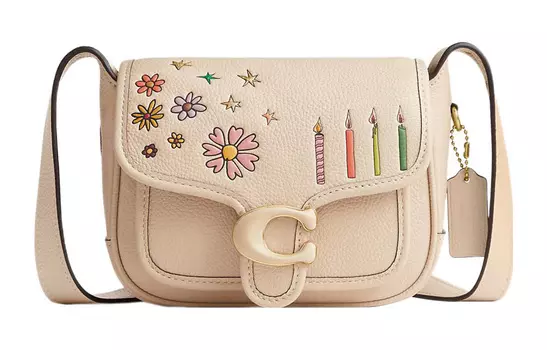 Сумки через плечо в полоску COACH