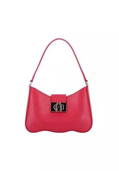Сумочка 1927 кожаная 23 см FURLA, цвет Rosso Veneziano