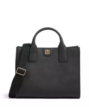 Сумочка carol из сафьяновой яловой кожи Dkny, черный