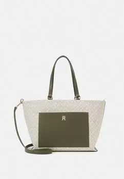 Сумочка Distinct Tote Mono Tommy Hilfiger, оливковый