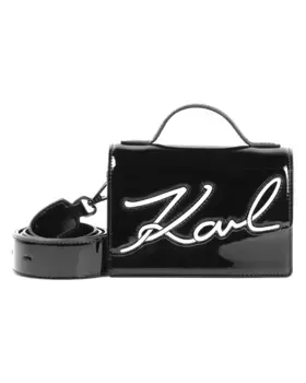Сумочка для девочки со съемным плечевым ремнем Karl Lagerfeld Kids, черный