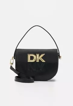 Сумочка Echo Flap DKNY, черный цвет