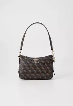 Сумочка ECO ERICA TOP ZIP SHOULDER BAG Guess, коричневый