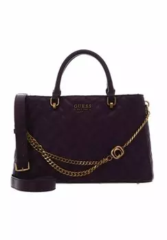 Сумочка GRACELYNN GIRLFRIEND SATCHEL Guess, сливовый
