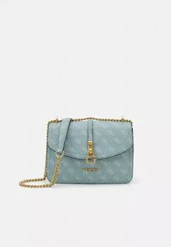 Сумочка Guess JAMES LOGO FLAP, бирюзовый