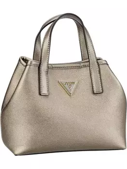 Сумочка Guess Latona Mini Tote, серебро